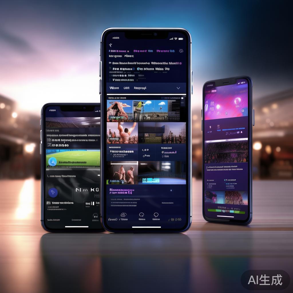 随着智能手机的普及，体育迷们越来越倾向于通过移动端